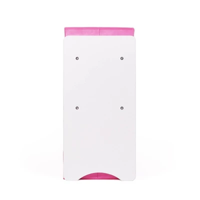 Kids' Toy Storage Organizer With 9 Collapsible Fabric Storage Bins White/pink - Humble Crew 5 Kids' Toy Storage Organizer With 9 Collapsible Fabric Storage Bins White/pink - Humble Crew - Image 3