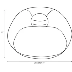 Long Fur Kids' Bean Bag Cream - Pillowfort™ -Child Furniture Shop GUEST d6c9190f e60e 4413 9358 af1a54732d28 1