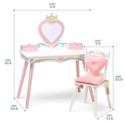 Princess Vanity Table And Chair Set - WildKin -Child Furniture Shop GUEST d6dd463c 2ed1 4552 923f ade83f386cff