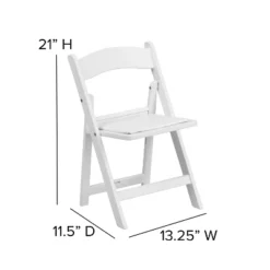 Emma And Oliver 10 Pack Kids White Resin Folding Event Party Chair With Vinyl Padded Seat -Child Furniture Shop GUEST d9cae2f0 d3db 42eb af80 cd5fcfc4b395