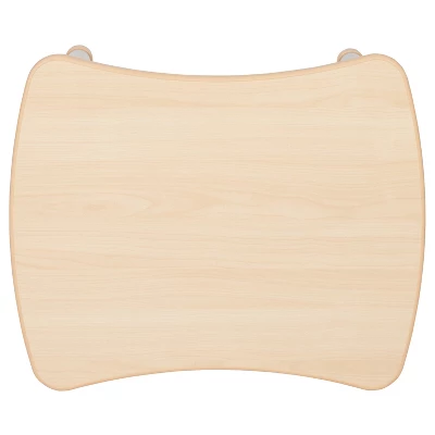 Flash Furniture 21.875"W X 26.625"L Rectangular Plastic Height Adjustable Activity Table Set With 2 Chairs 6 Flash Furniture 21.875"W X 26.625"L Rectangular Plastic Height Adjustable Activity Table Set With 2 Chairs - Image 4