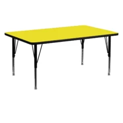 Flash Furniture 24''W X 60''L Rectangular HP Laminate Activity Table - Height Adjustable Short Legs -Child Furniture Shop GUEST dae3a13f e56f 4f41 af66 9736c72f6cfa 1