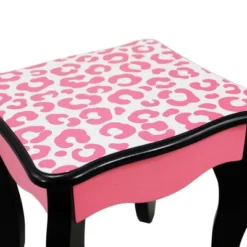 Fashion Leopard Prints Gisele Play Wooden Vanity Set Pink / Black - Teamson Kids 17 Fashion Leopard Prints Gisele Play Wooden Vanity Set Pink / Black - Teamson Kids -Child Furniture Shop GUEST dfa43ade 0f84 44ad bba6 3fabb6c32e9f