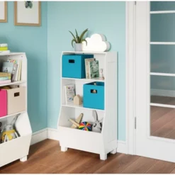 23" Kids' Bookcase With Toy Organizer - RiverRidge Home