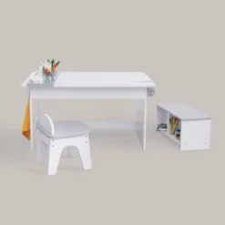 Fantasy Fields - Little Artist Monet Play Art Table Kids Furniture - White/Gray 19 Fantasy Fields - Little Artist Monet Play Art Table Kids Furniture - White/Gray -Child Furniture Shop GUEST e146830a 05b9 4d40 b1cf 1147992d1d9e