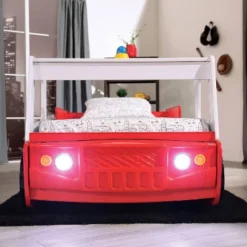 Twin Kamphora Fire Truck Engine Youth Bed - Red - MiBasics -Child Furniture Shop GUEST e2b88023 e0ed 46a6 8353 a3f16798a58c