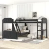 L-Shaped Twin Over Full Bunk Bed And Twin Loft Bed With Desk-ModernLuxe -Child Furniture Shop GUEST e39e2231 8fd4 453d 8445 ea2df2a710a5
