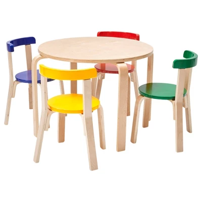 ECR4Kids Bentwood Table And Curved Back Chair Set, Kids Wood Furniture 12 ECR4Kids Bentwood Table And Curved Back Chair Set, Kids Wood Furniture - Image 10