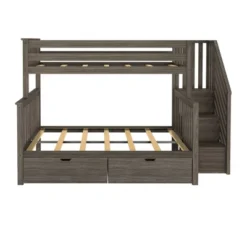 Max & Lily Twin Over Full Staircase Bunk Bed With Storage Drawers -Child Furniture Shop GUEST e73bb59f 8429 4e98 a45f ee82017170c5