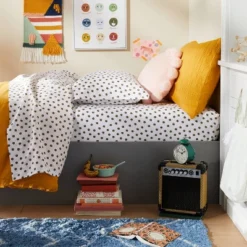 Dotted Microfiber Kids' Sheet Set - Pillowfort™ -Child Furniture Shop GUEST e7c6cf44 9b45 4734 8b44 47c1a46c4ff8