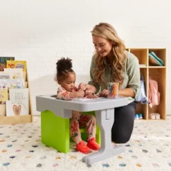 ECR4Kids Tri-Me Cube Chair Desk, Kids Furniture, Light Grey -Child Furniture Shop GUEST e90c6034 ee50 4591 8dea 4356d898265d