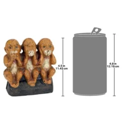 Design Toscano Speak No, See No, Hear No Evil Monkeys Still Action Die-Cast Iron Coin Bank 9 Design Toscano Speak No, See No, Hear No Evil Monkeys Still Action Die-Cast Iron Coin Bank -Child Furniture Shop GUEST e9d7472d 3ca6 4138 b42a 58c8f9f9b19a