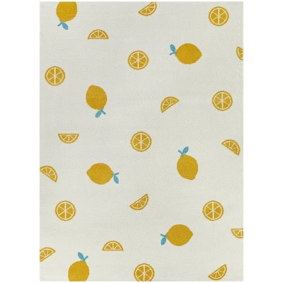 Lemons Kids' Rugs White - Balta Rugs 8 Lemons Kids' Rugs White - Balta Rugs - Image 6
