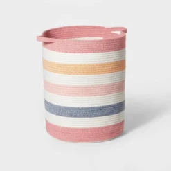 Striped Coiled Rope Kids' Storage Bin - Pillowfort™ -Child Furniture Shop GUEST eaec7bab 4cac 406d 83bf c814e15226a9