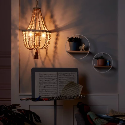 Boho Beaded Kids' Chandelier - Pillowfort™ 3 Boho Beaded Kids' Chandelier - Pillowfort™