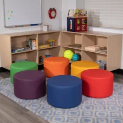 Emma And Oliver Soft Seating Flexible Circle For Classrooms - 12" Seat Height -Child Furniture Shop GUEST ec576292 8fef 4c65 b91b eee91f981e08