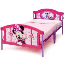 Twin Disney Minnie Mouse Plastic 3D Bed - Delta Children -Child Furniture Shop GUEST ee47be2a 3ae9 45a6 870f 3481fee05f54