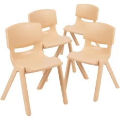 Emma And Oliver 4 Pack Plastic Stackable K-2 School Chair With 13.25"H Seat -Child Furniture Shop GUEST ee76ddd8 4aaf 4f3e ae1b 0c87934a34e0