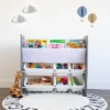 Read N Play 6 Bin Organizer & 2 Tier Bookrack White - Humble Crew -Child Furniture Shop GUEST ee8331d6 c1d1 450a 9d1a 575b9c24d09c