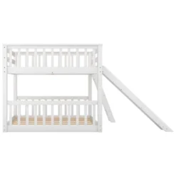 Wood Bunk Bed With Convertible Slide And Ladder-ModernLuxe -Child Furniture Shop GUEST ef61deed 78c4 4be3 a297 e60688d41b95