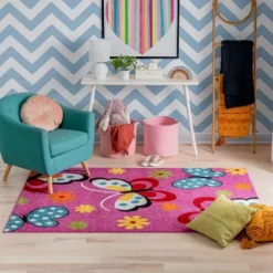 Well Woven Modern Daisy Butterflies Bright Kids Room Carpet Soft Durable Pink Area Rug 15 Well Woven Modern Daisy Butterflies Bright Kids Room Carpet Soft Durable Pink Area Rug -Child Furniture Shop GUEST efd6d8d6 96c4 4f0b a2c8 9219ef8f9c94