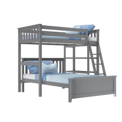Max & Lily L-Shaped Twin Over Full Bunk Bed With Bookcase 10 Max & Lily L-Shaped Twin Over Full Bunk Bed With Bookcase - Image 8