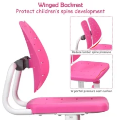 Costway Children Desk Chair Set Adjustable Study Table Drawer Winged Backrest Chair 15 Costway Children Desk Chair Set Adjustable Study Table Drawer Winged Backrest Chair -Child Furniture Shop GUEST f2600da4 4eb3 4c96 96bb 8712c40425d1