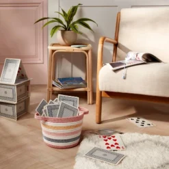 Striped Coiled Rope Kids' Storage Bin - Pillowfort™ -Child Furniture Shop GUEST f34aa5dc 5c04 4334 a97a 7f1abceb89ea