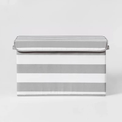Large Rectangle Kids' Storage Striped Bin - Pillowfort™ 8 Large Rectangle Kids' Storage Striped Bin - Pillowfort™ - Image 6