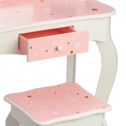 Fashion Twinkle Star Gisele Play Vanity Set Pink/White - Teamson Kids -Child Furniture Shop GUEST f58c1b30 f436 4e61 b736 b5e4d7b7c044