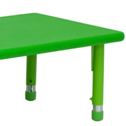 Flash Furniture 24"W X 48"L Rectangular Plastic Height Adjustable Activity Table -Child Furniture Shop GUEST f6d78029 164e 4a5e 9889 3d548791c4bc