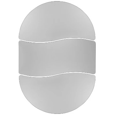 Emma And Oliver 3 Piece 86" Oval Wave Collaborative Grey Kids Adjustable Activity Table Set 13 Emma And Oliver 3 Piece 86" Oval Wave Collaborative Grey Kids Adjustable Activity Table Set - Image 11