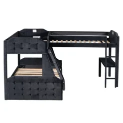L-Shaped Twin Over Full Bunk Bed And Twin Loft Bed With Desk-ModernLuxe 13 L-Shaped Twin Over Full Bunk Bed And Twin Loft Bed With Desk-ModernLuxe -Child Furniture Shop GUEST fd54348d 1f63 41f1 ac90 e01176b92b72